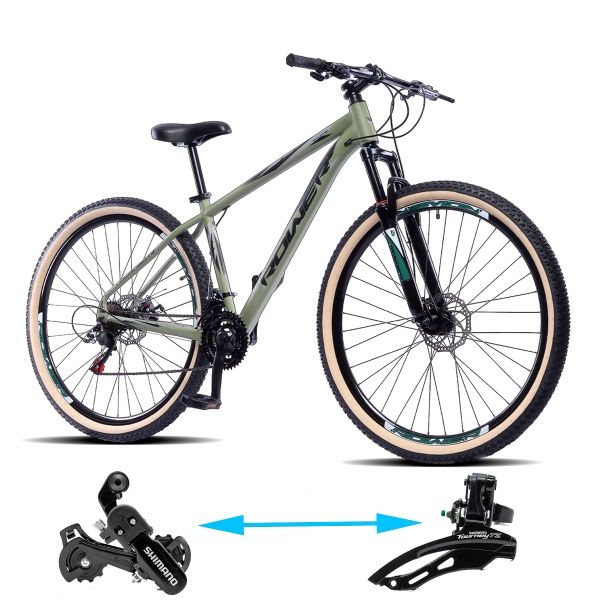 Bicicleta Rower X Lite 24v Shimano Aro 29 Cinza
