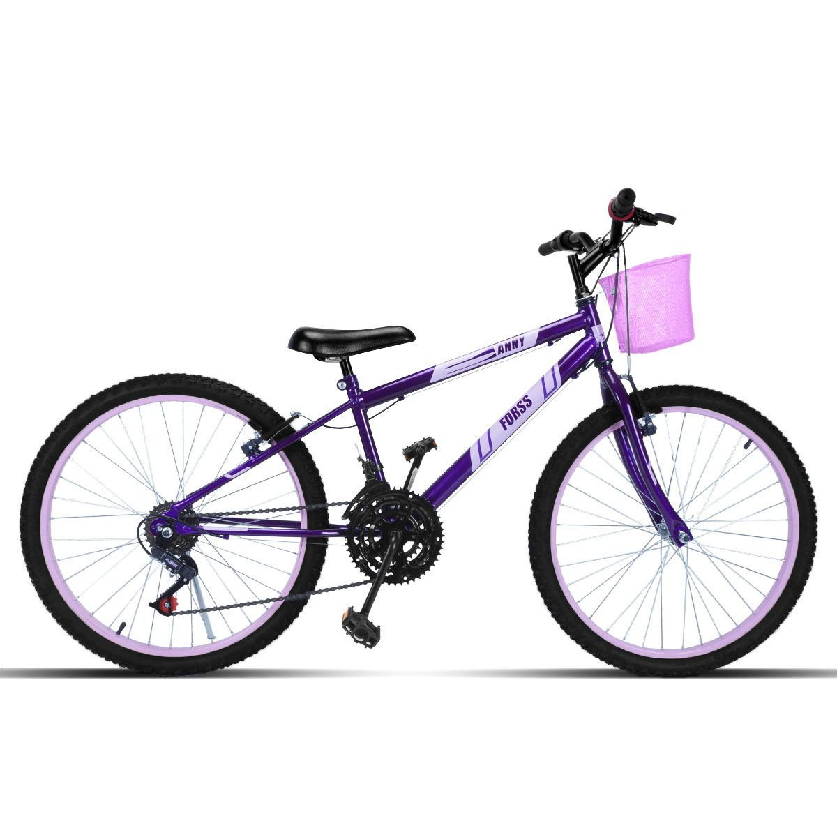 Bicicleta Forss Anny 18v Aro 24 Violeta