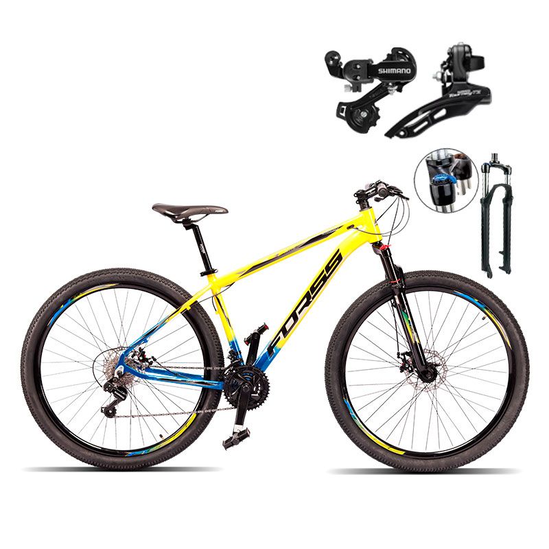 Bicicleta Forss 6.0 21v Aro 29 2024 Amarelo