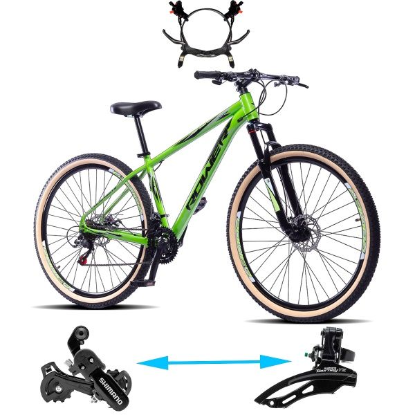 Bicicleta Rower X Lite 24v Hidraulica Aro 29 Verde