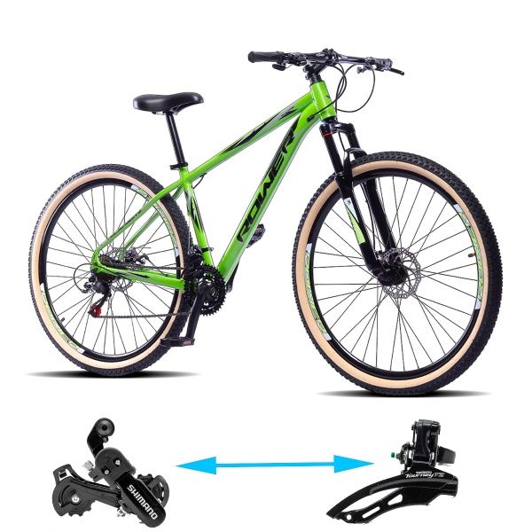 Bicicleta Rower X Lite 24v Shimano Aro 29 Verde